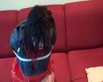Get 2 Archive Videos with Jill enjoying Bondage in her Shiny Nylon Shorts 6
