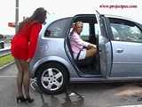 016097 Eve Takes Last Pee Of The Trip In The Filling Station 6