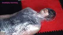 Xiaoyu Full Body Wrapped and Head Bagged 1