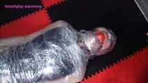Xiaoyu Full Body Wrapped and Head Bagged 5