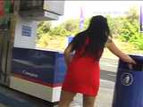 030027 Salma Shows Off By Peeing From A Petrol Pump 6