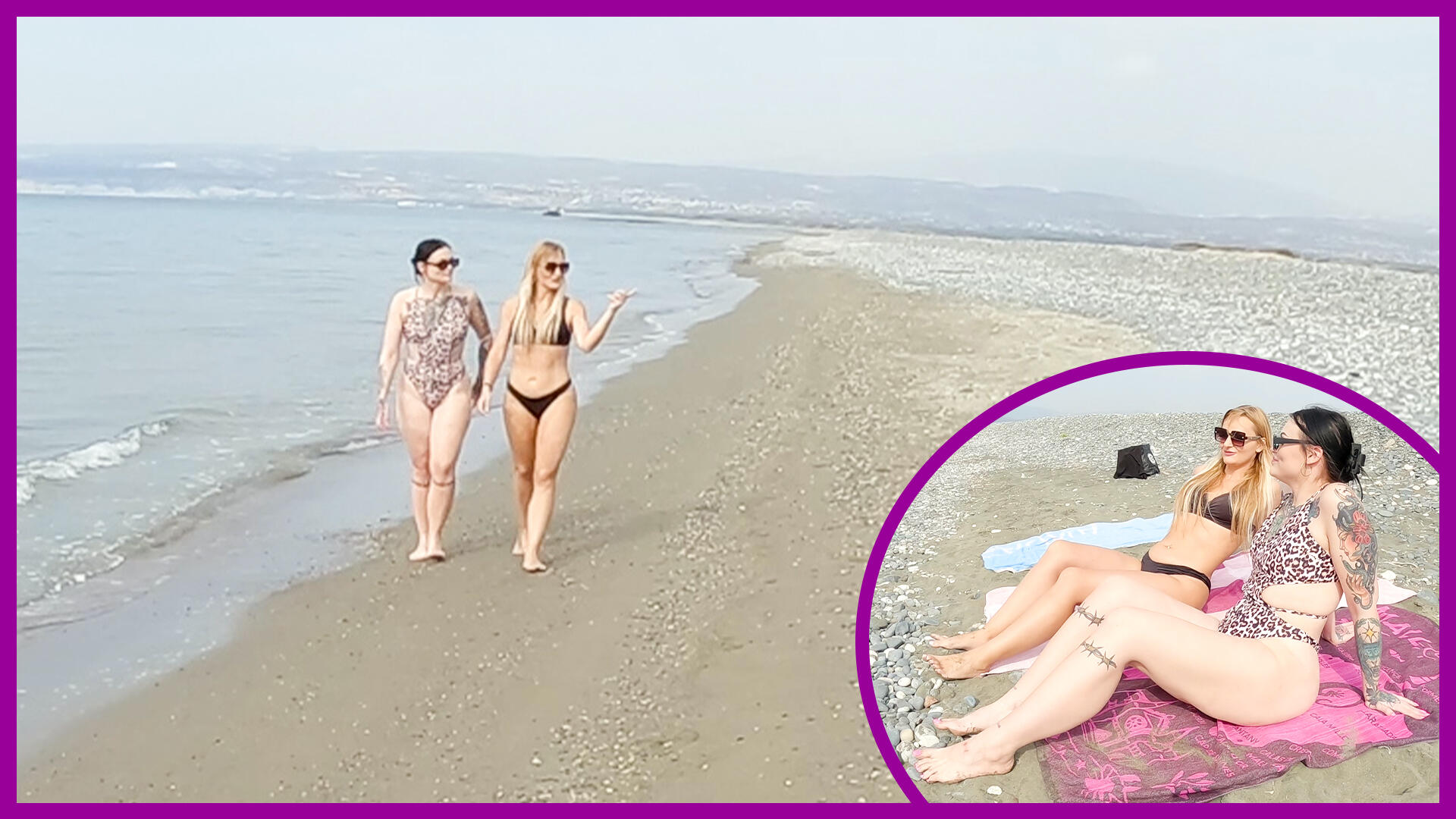 Nudist Beach Lesbian Vacation?! Summer, Sun, Pussy Licking!