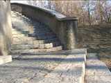 033014 Rene Pornero Takes An Impressive Pee Down The Steps 9