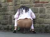 016099 Eve Takes An Emergency Pee In A Country Lane 8
