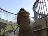 020058 Kathy Just Avoids Being Caught Peeing On The Steps To The Underpass 7
