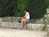 016119 Eve Pees Seated On The Wall Of A Water Channel 4