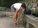 016119 Eve Pees Seated On The Wall Of A Water Channel 8