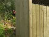 030033 Salma Takes A Standing Pee Behind The Bin Store 4