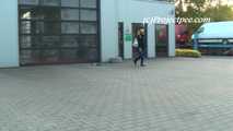 047035 Yassie Takes A Daring Pee Outside The Van Dealership 8