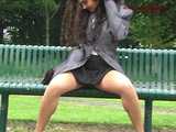 029010 Robyn Pees Through The Park Bench 8