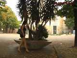 016147 Eve Takes A Daring Pee In The Pisa Square 4