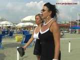 023058 Ewa Takes A Discrete Pee On The Crowded Beach 5