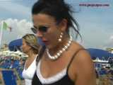 023058 Ewa Takes A Discrete Pee On The Crowded Beach 6