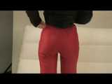 Get 3 Archive Video Clips with Samantha enjoying  her shiny nylon downwear in one package from 2012-2014 10