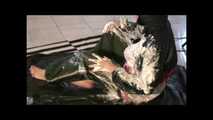 Get 2 Archive Videos with Jessy enjoying her shiny nylon Rainwear 10