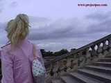 025017 Genevieve Pees Down Another Flight of Steps 7