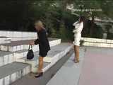 023078 Ewa Gets Caught Again Peeing In A Town Square 4