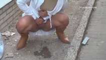 047004 Yassie Takes A Long Pee By A Very Busy Main Road 7