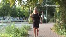 047028 Yassie Takes A Sneaky Pee On Some Construction Plant 4