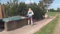 047002 Yassie Takes A Cheeky Pee In Someone's Outhouse 4
