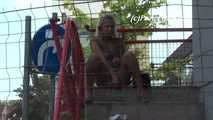 047026 Yassie Takes A Naughty Pee On Someones Entrance Steps 9