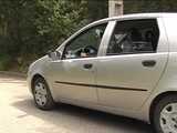 030030 Salma Pees Out Of The Car Window 8