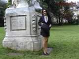 016082 Eve Takes A Pee Break By The Alfred de Musset Statue 6