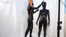 Xiaomeng First Time in Latex with Micro Perforated Hood 1