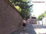 020064 Kathy Takes A Neat pee By The Park Bin 4