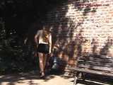 020064 Kathy Takes A Neat pee By The Park Bin 6