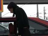 033018 Renee Takes An Urgent Pee From Her Car Door 8