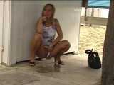 023072 Ewa Is Spotted Peeing Outside The Closed Toilets 9