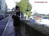 016089 Eve Takes A Long Pee On The Pavement 4