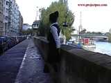 016089 Eve Takes A Long Pee On The Pavement 5