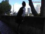 016089 Eve Takes A Long Pee On The Pavement 6