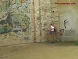023036 Ewa Takes A Pee By One Of The Ancient Gateways To The City 8